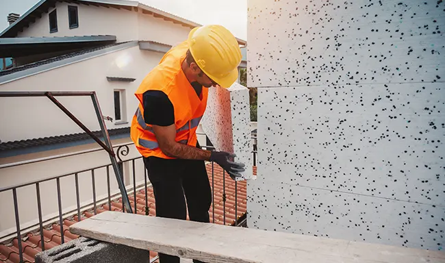 Exterior thermal insulation