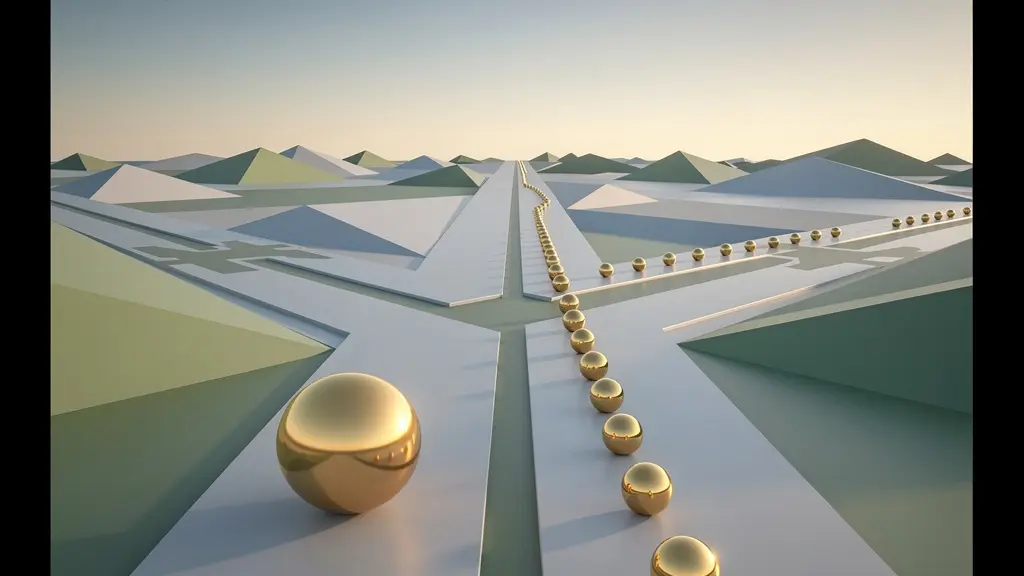 Investment decision visualization showing two paths for windfall investment