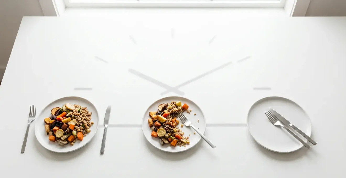Visual timeline showing protein digestion overlap from regular meals covering the workout window