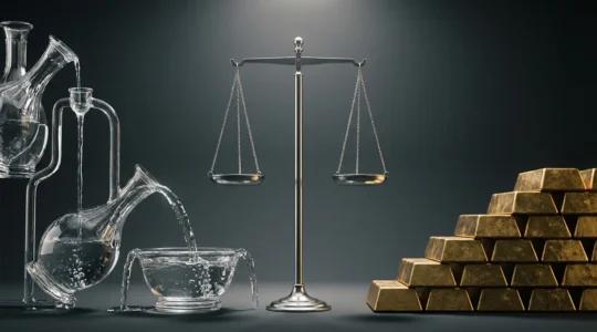 Strategic wealth building visualization showing transition from high income to high net worth